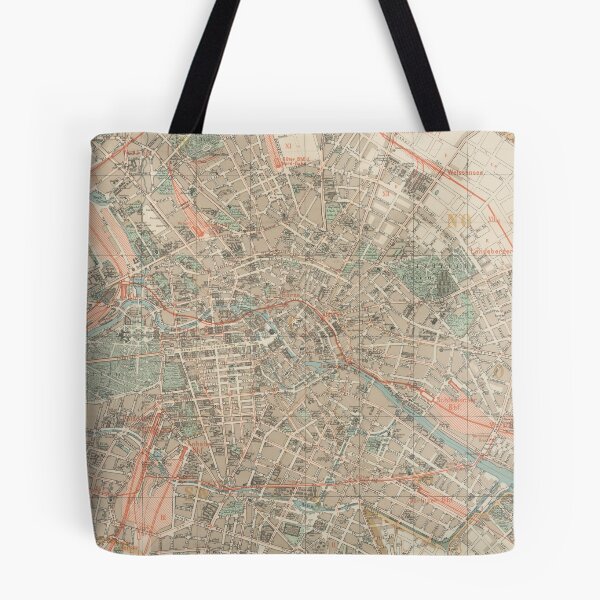 Item preview, Vintage Map of Berlin Germany (1904) designed and sold by BravuraMedia.