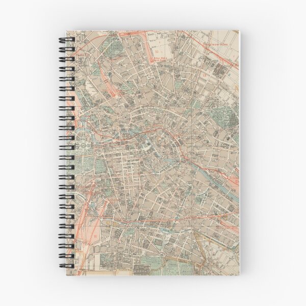 Item preview, Vintage Map of Berlin Germany (1904) designed and sold by BravuraMedia.