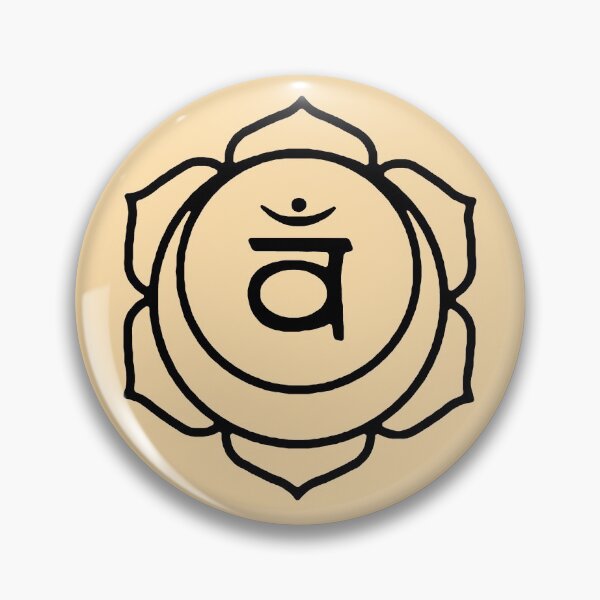 Item preview, The Sacral Chakra Svadishthana orange Yoga Reiki Meditation Symbols designed and sold by Michallandsberg.