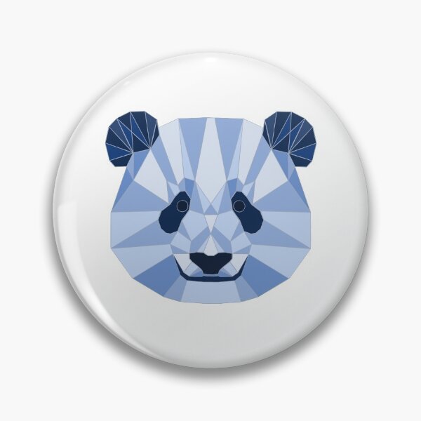 Item preview, Panda Blue Geometric Graphic Design designed and sold by Rocket Fox.