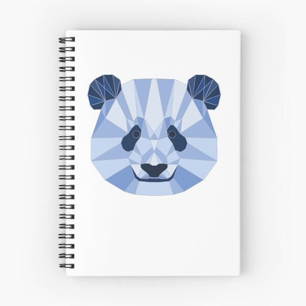 Item preview, Panda Blue Geometric Graphic Design designed and sold by Rocket Fox.