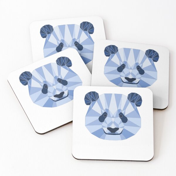 Item preview, Panda Blue Geometric Graphic Design designed and sold by Rocket Fox.
