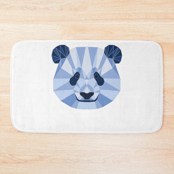 Item preview, Panda Blue Geometric Graphic Design designed and sold by Rocket Fox.