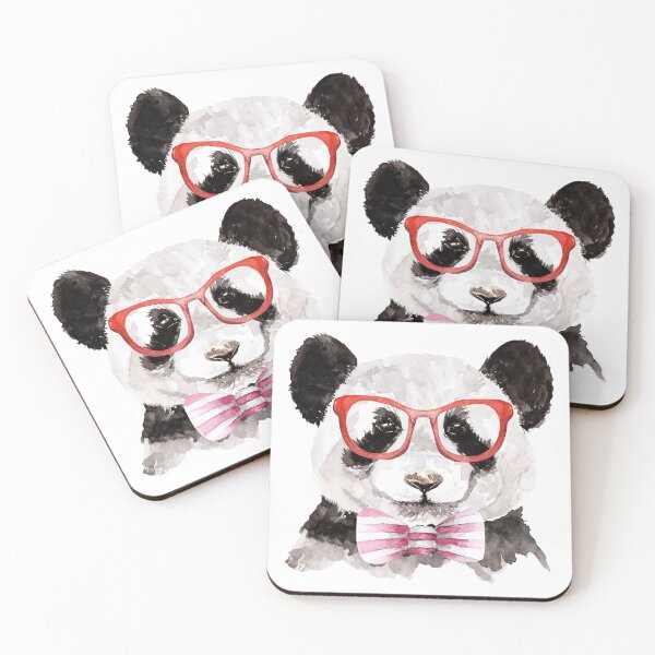 Item preview, Smart watercolor panda designed and sold by anna0711.