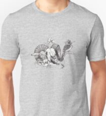 The Ram skull and bird Unisex T-Shirt
