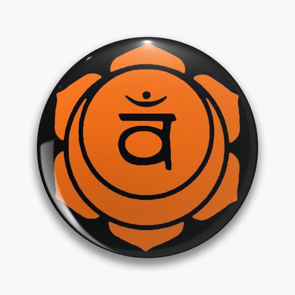 Item preview, The Sacral Chakra Svadishthana orange Yoga Reiki Meditation Symbols designed and sold by Michallandsberg.