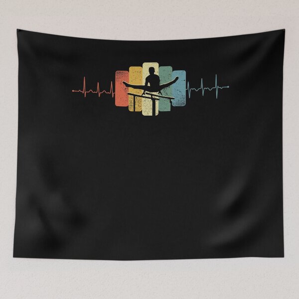 Item preview, Gymnastics Heartbeat Vintage Gymnastics designed and sold by withpassion.