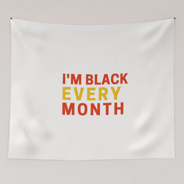 Item preview, I am black every month designed and sold by zahra369der.