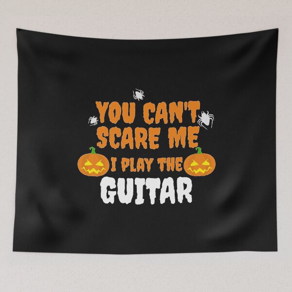 Item preview, Can't Scare Me I play the Guitar Guitarist Halloween Musician designed and sold by losttribe.