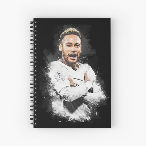 Neymar Jr- Brazil Legend Spiral Notebook for Sale by