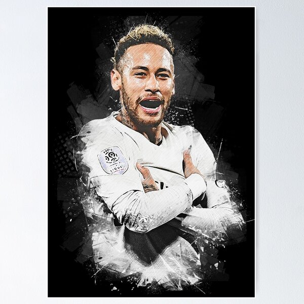 Neymar style smodge posters & prints by ShendyArt