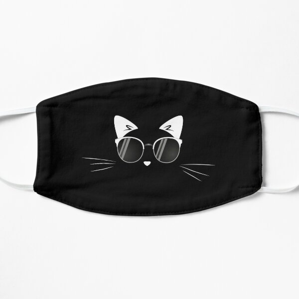 Cats In Glasses Face Masks Redbubble - hipster glasses roblox bunny face hipster glasses glasses