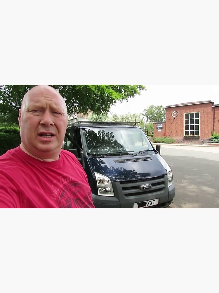 "Blue Van Man" Sticker for Sale by PistolPete7 Redbubble