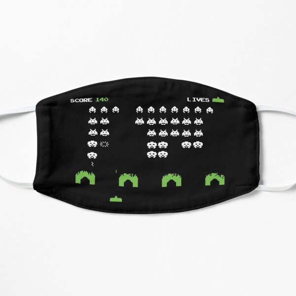 Space Invaders Retro Face Mask Mask