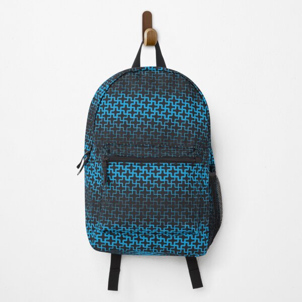 Item preview, Blue Neon Iron Cross Pattern designed and sold by christianadams.
