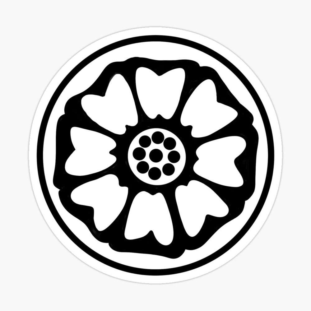 Avatar White Lotus Tile Black And White Poster By 19azuber Redbubble