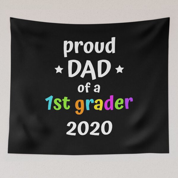 Item preview, Proud Dad Of A 1st Grader 2020 Cute Outfit For Dad 1st Grade Gift designed and sold by FunnySunny T-Shirts.
