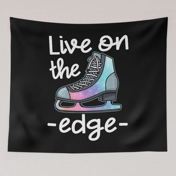 Item preview, Live On The Edge - Figure Skating T-Shirt designed and sold by biNutz.