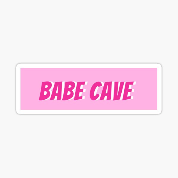 Babe Cave Sticker By Ann Jordyn Redbubble 5428