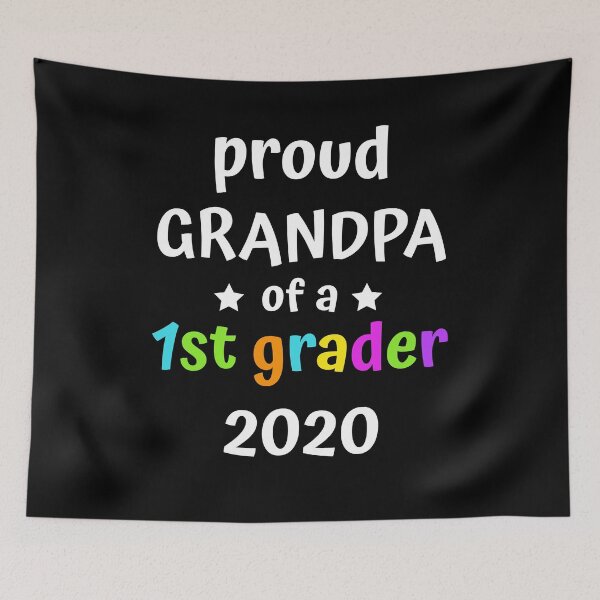 Item preview, Proud Grandpa Of A 1st Grader 2020 Cute Grandfather First Grade Outfit Gift designed and sold by FunnySunny T-Shirts.