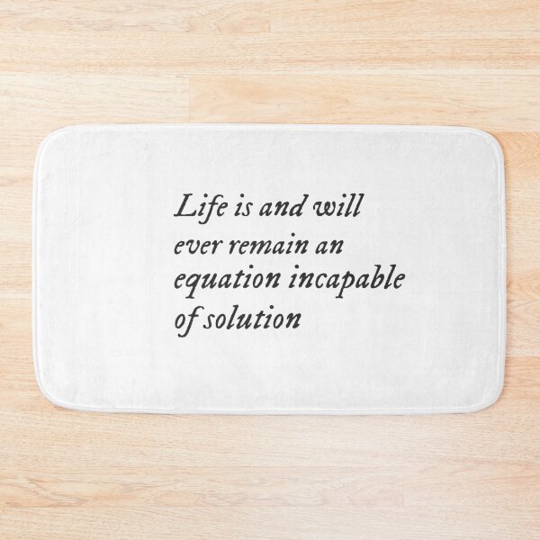 Item preview, Life is an equation designed and sold by MiguelMejia18.