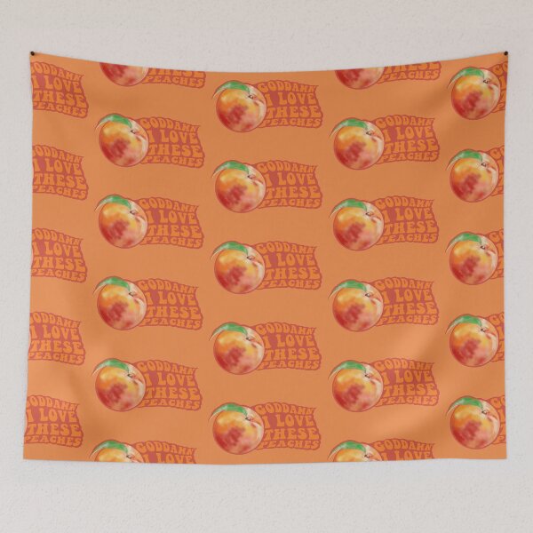 Item preview, Goddamn I love these peaches!  designed and sold by ClumsyPineapple.