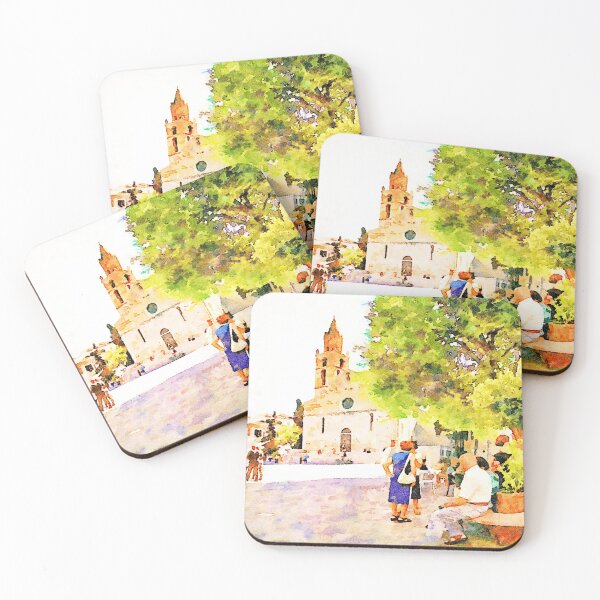 Item preview, Teramo: cathedral with older men and women designed and sold by Giuseppe Cocco.