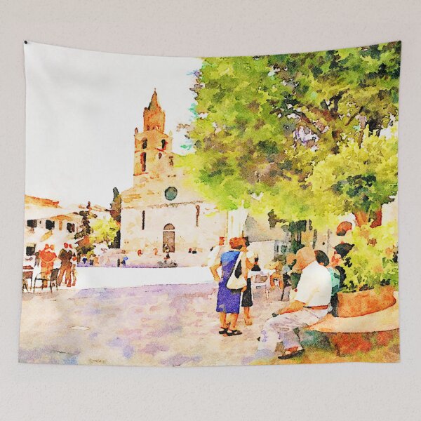 Item preview, Teramo: cathedral with older men and women designed and sold by Giuseppe Cocco.