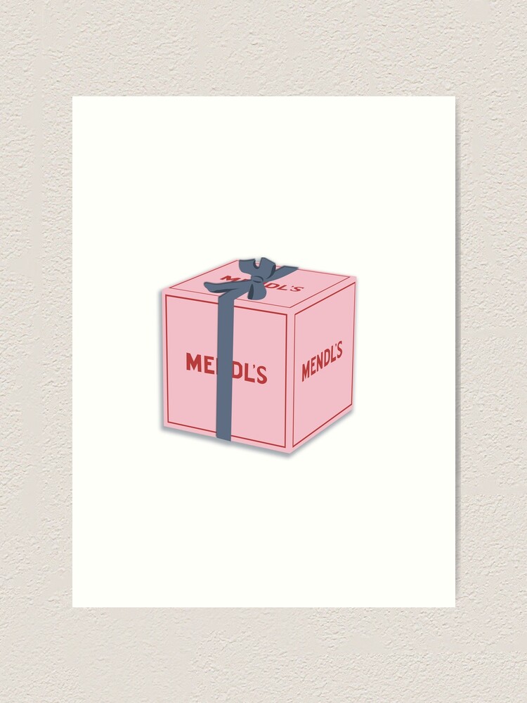 Mendls Pastry Box (Grand Budapest Hotel) Sticker for Sale by