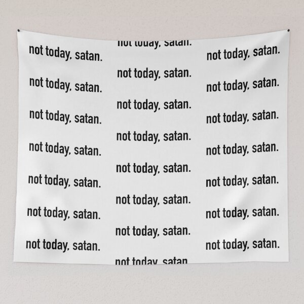 Item preview, Hoy no, satanás. (negro 2) designed and sold by tayput.