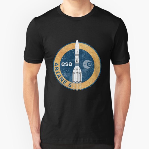 Ariane 6 ESA Badge Slim Fit T-Shirt