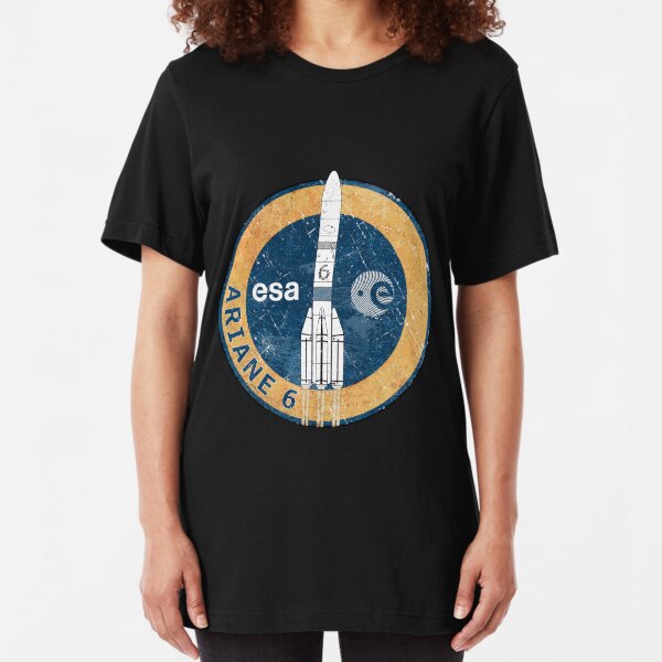 Ariane 6 ESA Badge Slim Fit T-Shirt