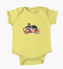 Warm Up, Little Schnauzer One Piece - Short Sleeve