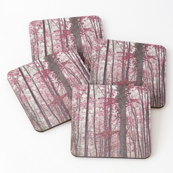 Item preview, Ethereal Austrian Forest in Burgundy designed and sold by Brooke T Ryan Photographic Art.