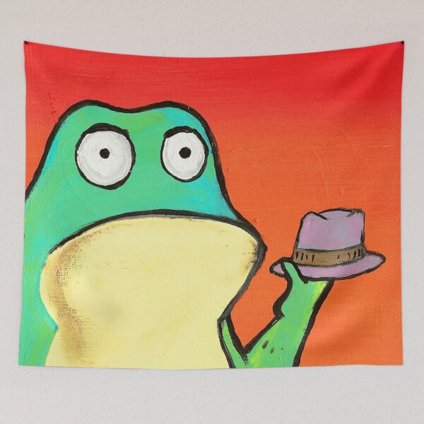 Item preview, FROG WITH HAT designed and sold by paulvolker.