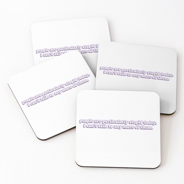 Item preview, people are particularly stupid today purple designed and sold by artisticvibez.