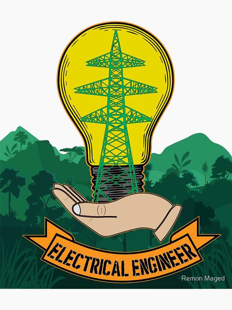 "Electrical Engineer" Sticker for Sale by RemonPRO Redbubble