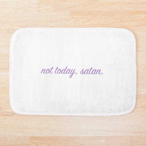 Item preview, not today, satan. (purple 1) designed and sold by tayput.