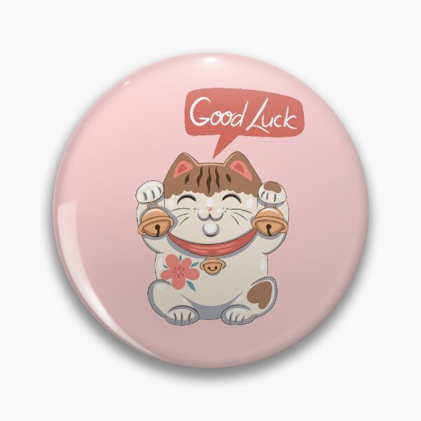 Item preview, pattern with Maneki neko designed and sold by burbura.