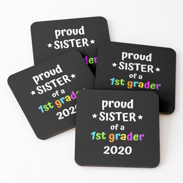 Item preview, Proud Sister Of A 1st Grader 2020 Cute Outfit For Sis First Grade Gift designed and sold by FunnySunny T-Shirts.