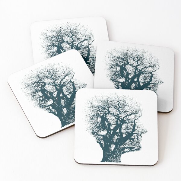 Item preview, ABSTRACT GRAPHIC HUMAN TREE HEAD designed and sold by corner-shop.