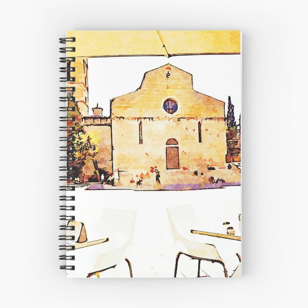 Item preview, Teramo: bar tables in front of the cathedral designed and sold by Giuseppe Cocco.
