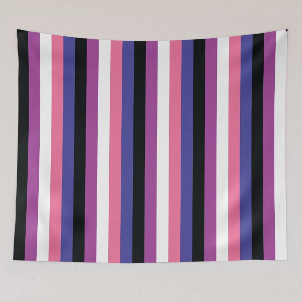 Item preview, Genderfluid Pride Flag Vertical designed and sold by lgbtshoppe.