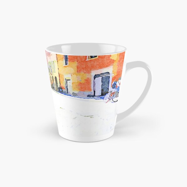 Item preview, Teramo: street with people and bicycle designed and sold by Giuseppe Cocco.