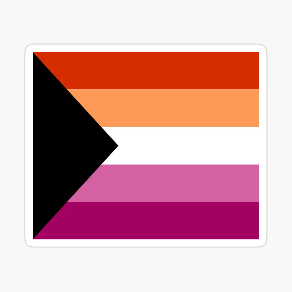 Demi Lesbian Flag - Demisexual, Demiromantic Lesbian