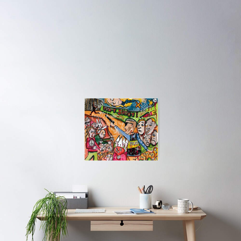 GIVE PEACE A CHANCE (DON'T SHOOT) Poster
