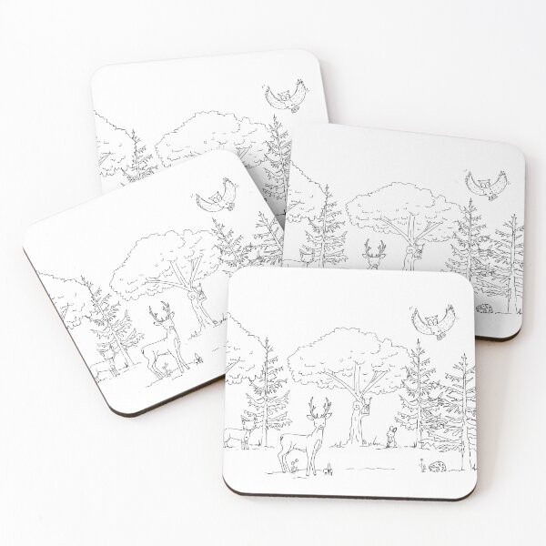 Item preview, Woodland animals designed and sold by snewdesigns.