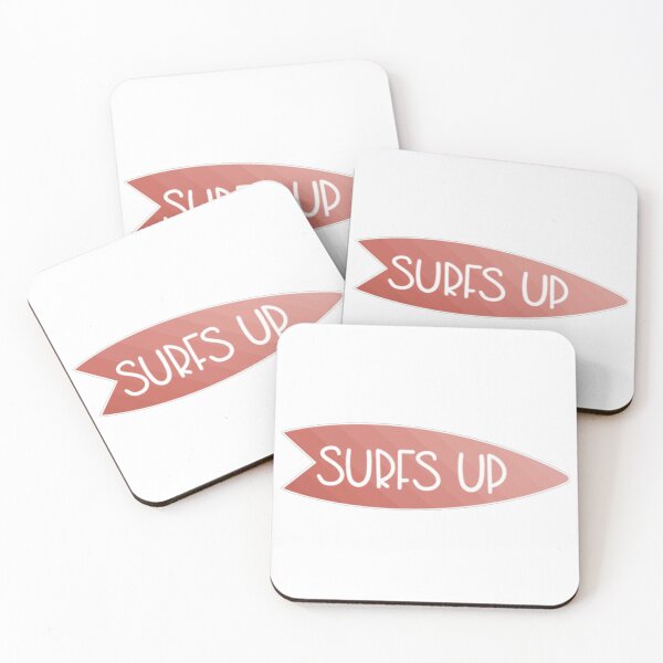 Item preview, Surfs Up Surfboard Pink designed and sold by logostickers.
