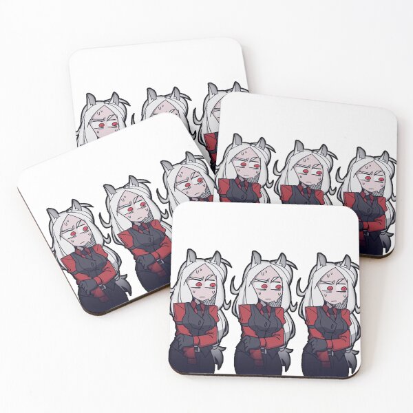 Item preview, Helltaker Nervous Cerberus The Triple Demon  Sticker/Shirts/More designed and sold by Sethlow.