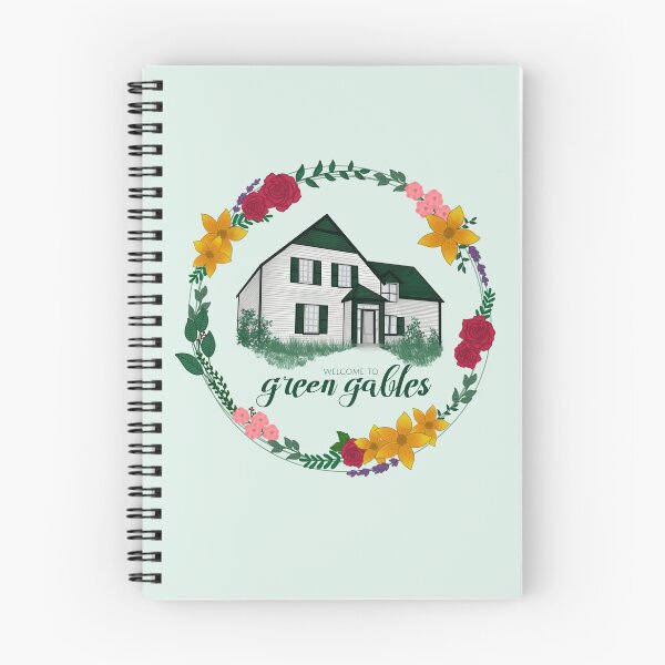 Item preview, Welcome to Green Gables Anne Shirley Avonlea floral print designed and sold by pagesandinkshop.